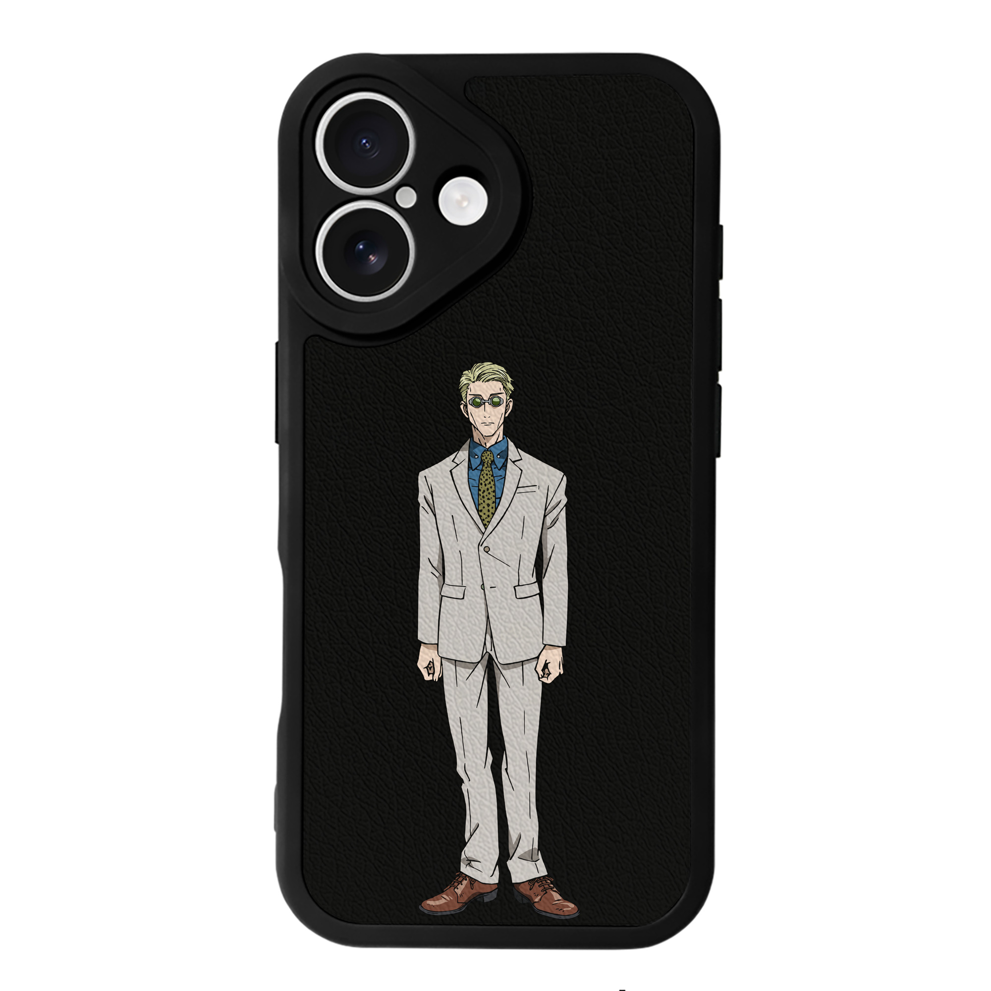 （画像用） 呪術廻戦 Jujutsu Kaisen 【iPhone 16シリーズ対応】シリコンスマホケース（レザー調） 材質：シリコン